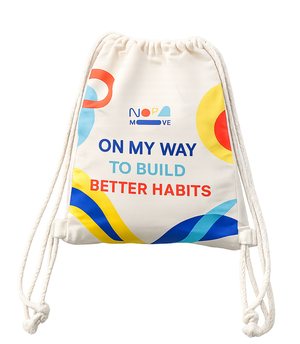 Noper String Bag "On My Way"