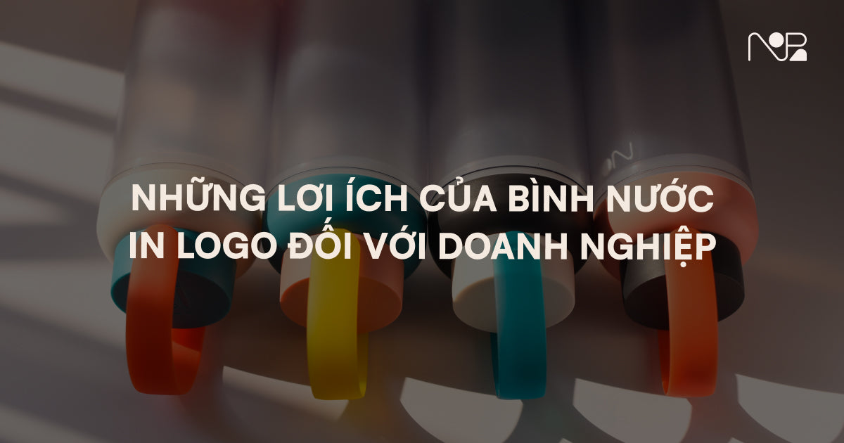 Những lợi ích của bình nước in logo đối với doanh nghiệp